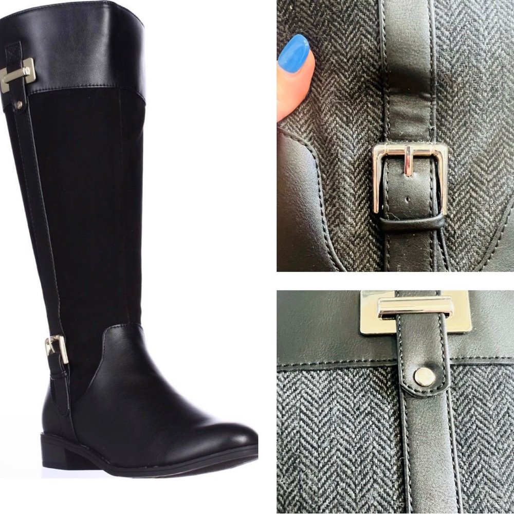 Karen Scott Black Knee-High Boots